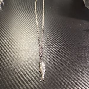 Redfish Silver Necklace